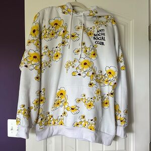 Anti Social Social Club Floral Heavyweight Embroidered Hoodie